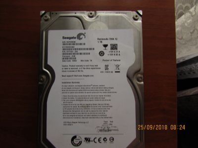 Лот: 12182260. Фото: 1. HDD 1Tb. Жёсткие диски (HDD)