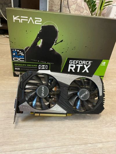 Лот: 17433736. Фото: 1. Видеокарта KFA2 GTX 2060 super... Видеокарты