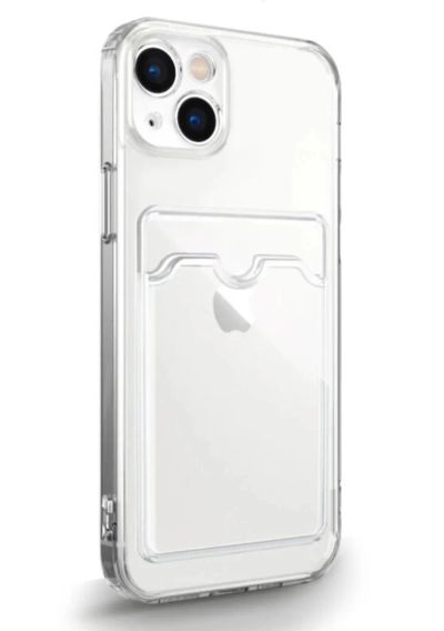 Лот: 19484544. Фото: 1. Чехол iPhone 13 Силикон Прозрачный... Чехлы, бамперы