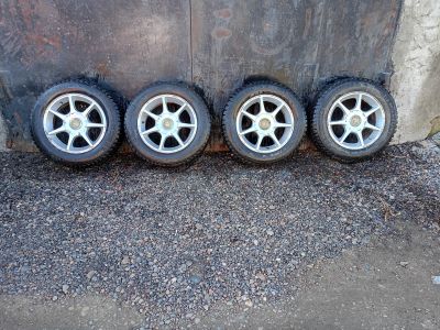 Лот: 22494519. Фото: 1. Колёса зима на литье 195/65 R15. Шины на дисках