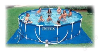 Лот: 1938220. Фото: 1. Бассейн INTEX Metal Frame 457х107. Другое (спортивные товары)