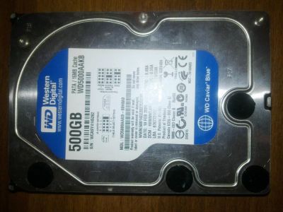 Лот: 5086502. Фото: 1. Жесткий диск 500Gb Western Digital... Жёсткие диски (HDD)
