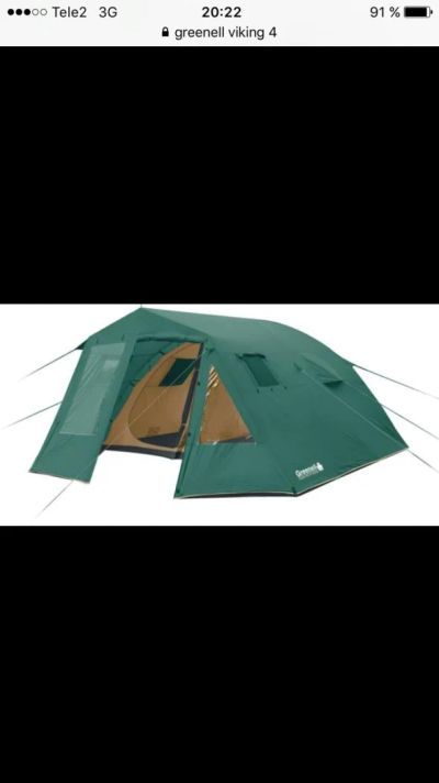 Лот: 7354296. Фото: 1. Палатка greenell viking 4. Палатки, тенты