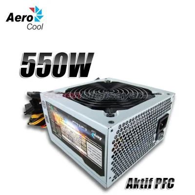 Лот: 5384980. Фото: 1. Блок питания Aerocool 550W Новый. Корпуса, блоки питания