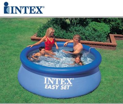 Лот: 4151678. Фото: 1. Бассейн INTEX круглый Easy Set... Бассейны, аксессуары и комплектующие