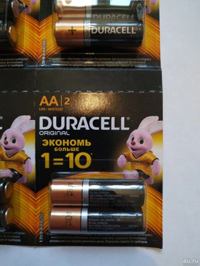 Лот: 15770898. Фото: 1. Батарейки AA Duracell Original... Батарейки, аккумуляторы, элементы питания