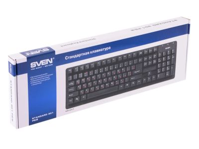 Лот: 10890549. Фото: 1. Клавиатура SVEN Standard 301 PS... Клавиатуры и мыши