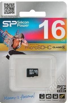 Лот: 1527356. Фото: 1. MicroSD 16 Гб class 6! (новая... Карты памяти