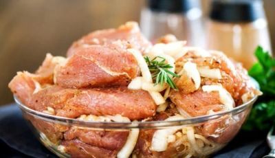 Лот: 14397283. Фото: 1. Маринованное мясо Шейка свинина. Мясо, птица, яйцо