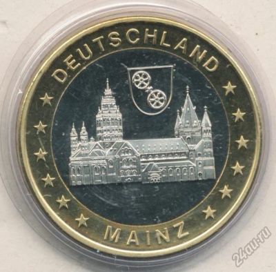 Лот: 5894848. Фото: 1. Германия медаль жетон Майнц D34мм... Юбилейные