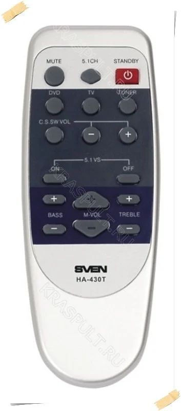 Лот: 11094585. Фото: 1. Пульт SVEN HA-430T (предлагается... Пульты ДУ