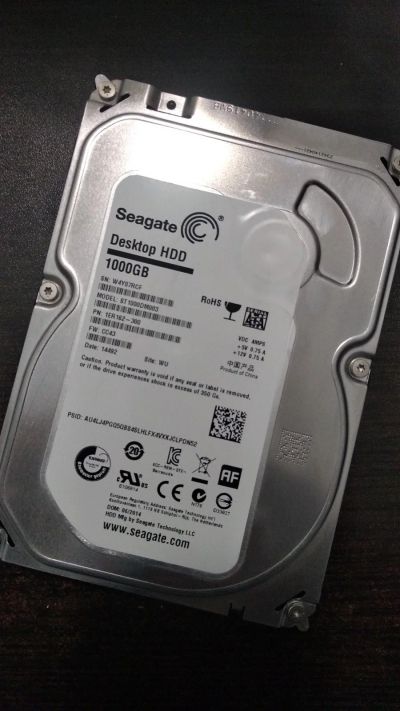Лот: 12828733. Фото: 1. Seagate Barracuda ST1000DM003... Жёсткие диски (HDD)