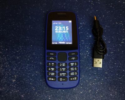 Лот: 25081591. Фото: 1. Телефон Nokia 105 (TA-1203). Кнопочные мобильные телефоны