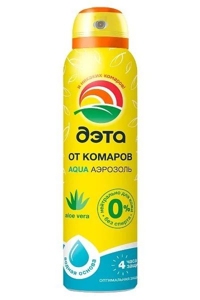 Лот: 17486540. Фото: 1. Аэрозоль Дэта Аква от комаров... Средства от насекомых и грызунов