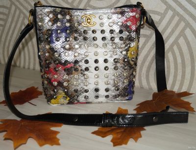 Лот: 13644085. Фото: 1. Сумка женская Chanel (5) со стразами... Сумки