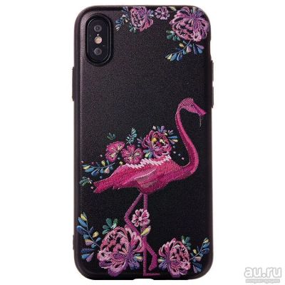 Лот: 12813963. Фото: 1. Чехол iPhone X/ XS Cutepro Embroidery... Чехлы, бамперы