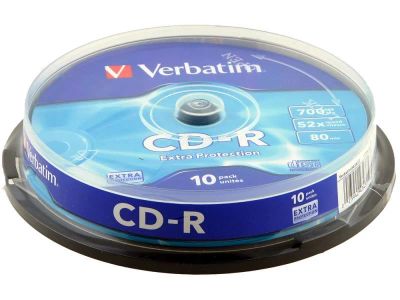 Лот: 11345114. Фото: 1. CD-R 700 мб. 52X Verbatim 10шт... CD, DVD, BluRay