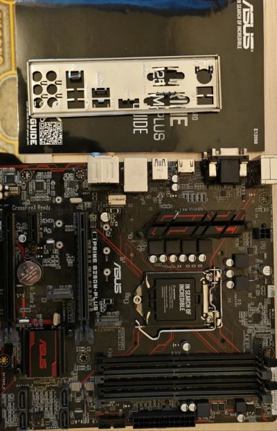 Лот: 21183970. Фото: 1. Материнская плата asus prime b250m-plus. Материнские платы