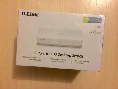 Лот: 8706871. Фото: 1. Маршрутизатор D-link DES-1008A... Маршрутизаторы (роутеры)