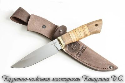 Лот: 16781892. Фото: 1. Нож КАШУЛИН ДС Лазутчик (65x13... Ножи, топоры