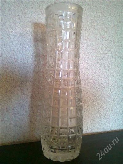 Лот: 2835335. Фото: 1. Ваза хрустальная под цветы , высота... Вазы