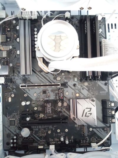 Лот: 25580123. Фото: 1. Комплект B550+R7 5700x+32 gb. Комплекты запчастей