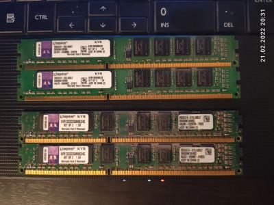 Лот: 18670304. Фото: 1. озу DDR3 2x4Gb kvr13n9s8k2/8. Комплекты запчастей