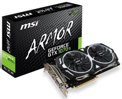 Лот: 11979894. Фото: 1. Видеокарта MSI GeForce GTX 1070... Видеокарты
