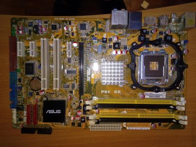 Лот: 11547142. Фото: 1. Материнская плата ASUS P5K SE... Материнские платы