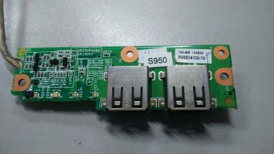 Лот: 7454745. Фото: 1. Плата 80gei4100-10 с USB для ноутбука... Разъёмы