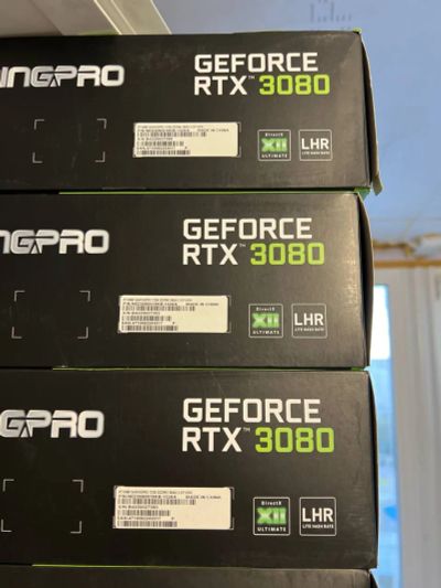 Лот: 23910235. Фото: 1. Rtx 3080 palit gaming pro 12gb. Видеокарты