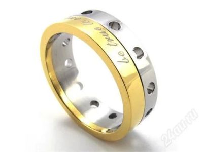 Лот: 1002008. Фото: 1. Кольцо из медицинской стали (316L... Кольца, перстни