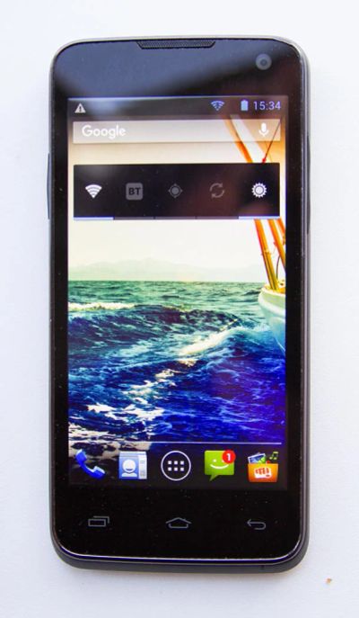 Лот: 7694845. Фото: 1. 4-x -ядерный Смартфон Micromax... Смартфоны