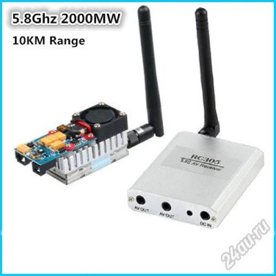 Лот: 5566218. Фото: 1. Boscam 5.8G 5.8Ghz 2W 2000mW 8... Квадрокоптеры