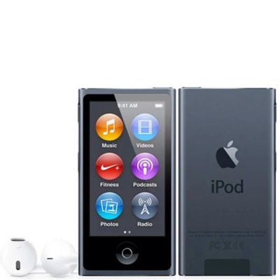Лот: 4263523. Фото: 1. iPod nano 7 16gb Slate. Обмен... Плееры