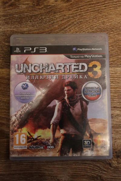 Лот: 5223509. Фото: 1. Uncharted 3: Иллюзии Дрейка PS3. Игры для консолей