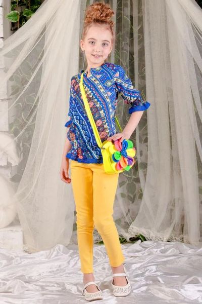 Лот: 8259105. Фото: 1. Туника для девочки Picoletto. Рубашки, блузки, водолазки
