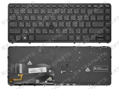 Лот: 15962707. Фото: 1. Клавиатура HP ZBook 14 черная... Клавиатуры для ноутбуков