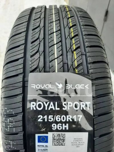 Лот: 25302617. Фото: 1. Летняя резина 215/60 R-17 "Royal... Шины