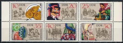 Лот: 19543621. Фото: 1. 1982. ГДР. Сорбские сказки... Марки