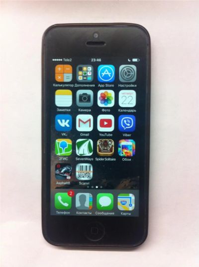 Лот: 8773370. Фото: 1. IPhone 5-32Гб. Смартфоны