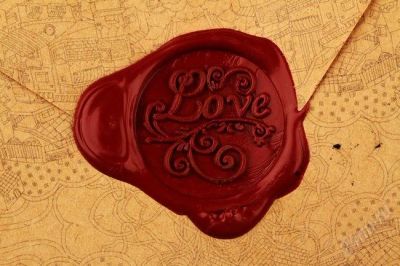 Лот: 1889323. Фото: 1. Печать сургучная "Love". Скрапбукинг