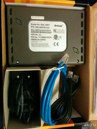 Лот: 12792783. Фото: 1. Модем (ADSL роутер) D-Link DSL-500T. Маршрутизаторы (роутеры)