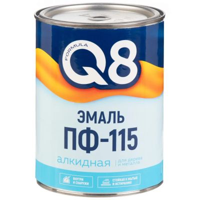 Лот: 24085413. Фото: 1. Эмаль Formula Q8, ПФ-115, алкидная... Краски, лаки, растворитель