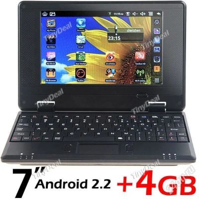 Лот: 2124834. Фото: 1. мини нетбук wifi w/ CPU 800MHz... Ноутбуки