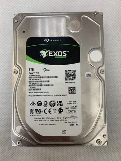 Лот: 25709763. Фото: 1. Жёсткий диск HDD 8Tb Seagate Exos... Жёсткие диски (HDD)