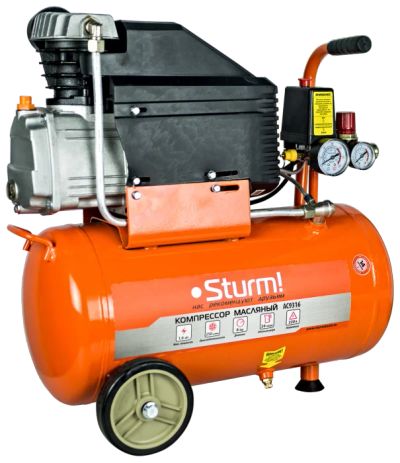 Лот: 16158952. Фото: 1. Масляный компрессор Sturm AC9316... Пневмоинструмент