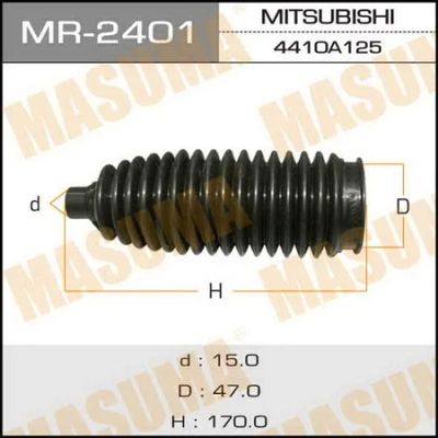 Лот: 18594169. Фото: 1. Рулевой рейки пыльник masuma MR-2401. Ходовая, подвеска, рулевое управление