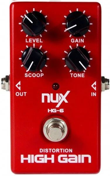 Лот: 10882840. Фото: 1. Педаль NUX HG-6 / Highgain distortion... Гитарные эффекты и комбоусилители