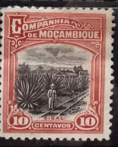 Лот: 25050052. Фото: 1. Марка. Мозамбик. 1918 г. Марки